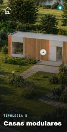 Tipología D, Casas modulares